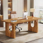 70.9-Inch Large Executive Desk, Modern Simple Office Computer Desk