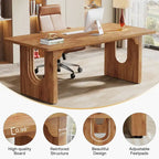 Large Executive Desk - 70.9 Wide - Modern Style
