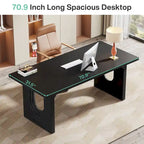 Large Executive Desk - 70.9 Wide - Modern Style