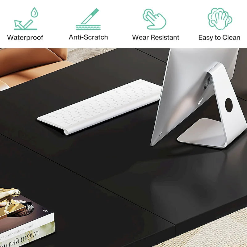 Large Executive Desk - 70.9 Wide - Modern Style