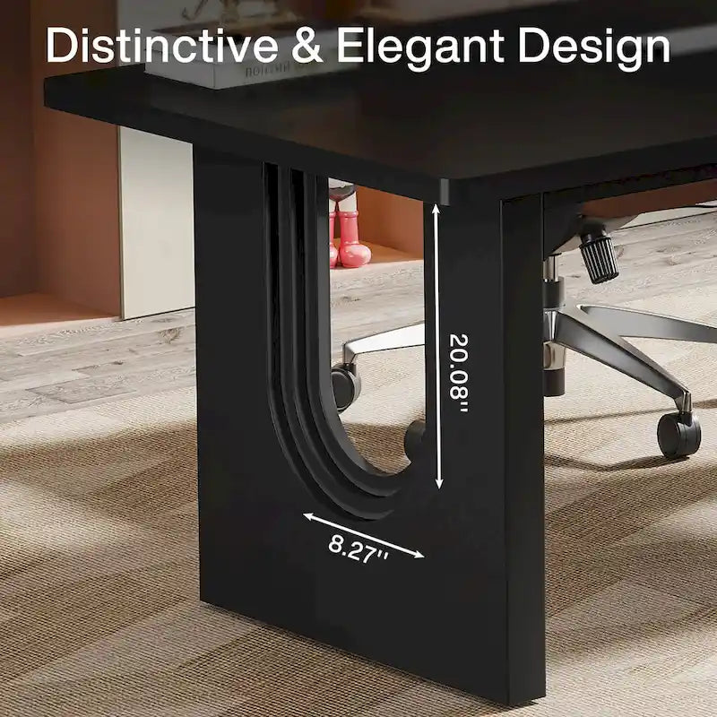Large Executive Desk - 70.9 Wide - Modern Style