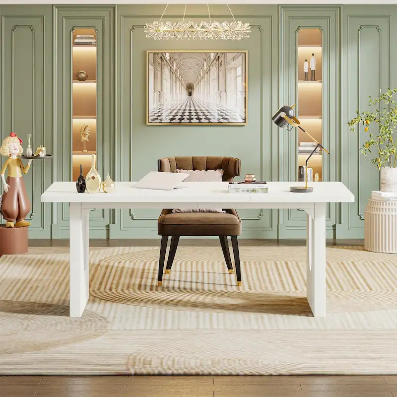 Large Executive Desk - 70.9 Wide - Modern Style