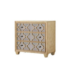 3-Drawer Dresser with Lattice Fretwork - 32 Wide