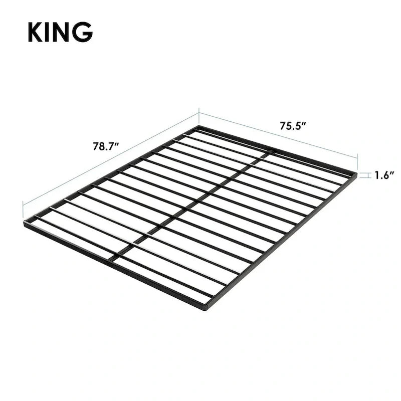 Metal Bunkie Board - 1.6 Inch Low Profile Bed Slat