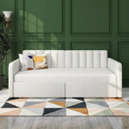 Upholstered Daybed with 2 Drawers