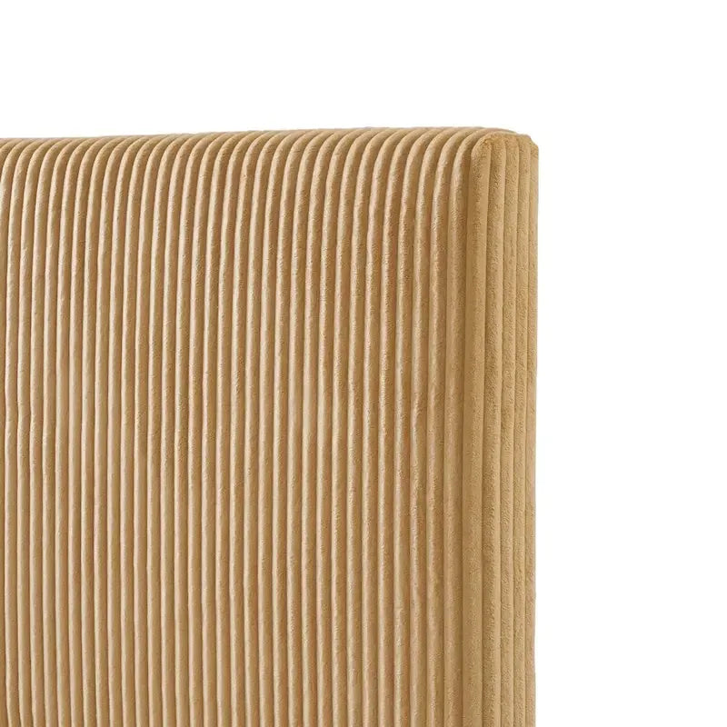 Dark Grey / Green / Ivory / Brown / Yellow Corduroy Queen Bed Slipcover – Fabric Cover Only, Fits 1 Bed