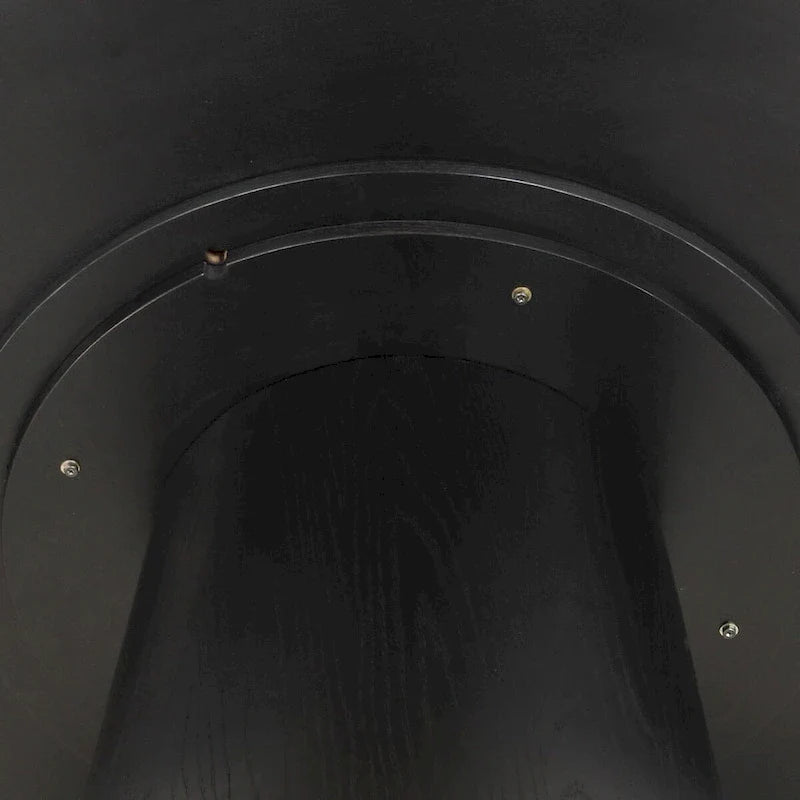 Oak Round Pedestal Dining Table for 6 - Natural Wood Finish