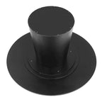 Oak Round Pedestal Dining Table for 6 - Natural Wood Finish