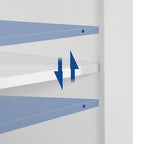 55 Buffet Cabinet with LED Lights and Acrylic Doors